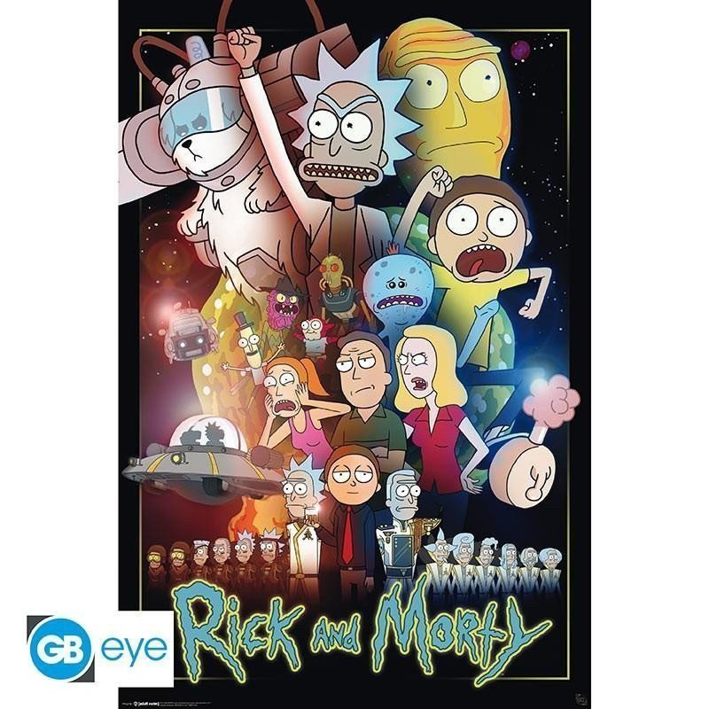 Rick and Morty Plakát Maxi Wars 915 x 61 cm
