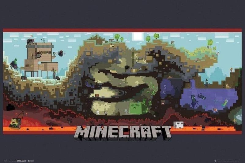 Minecraft Plakát Maxi Underground 915 x 61 cm