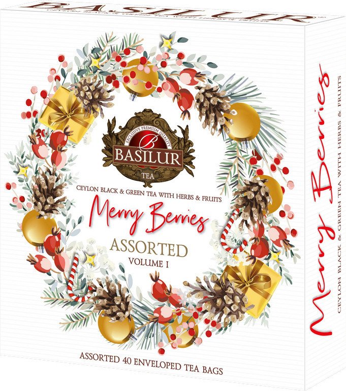 BASILUR Merry Berry Assorted Vol I 40 gastro sáčků