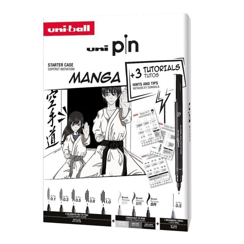 UNI PIN dárkový box - edice Manga 9ks