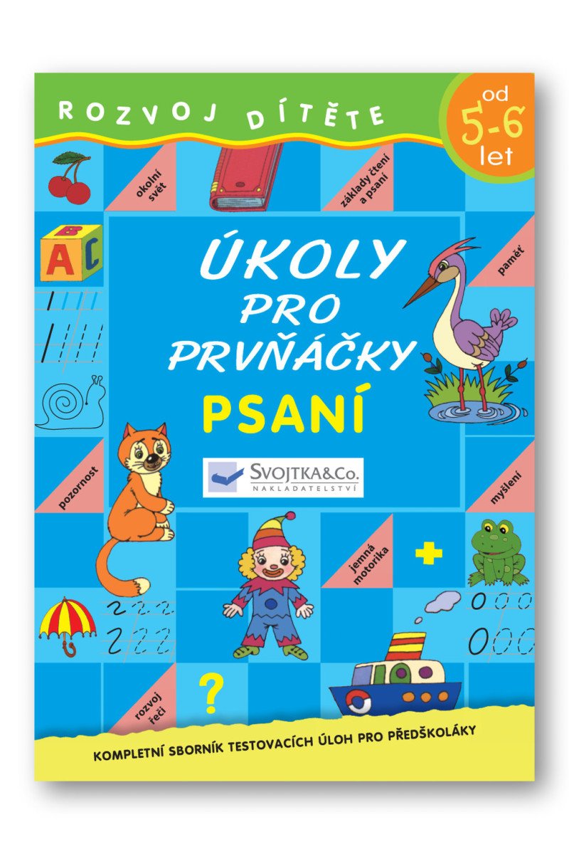 Úkoly pro prvňáčky - Psaní od 5-6 let