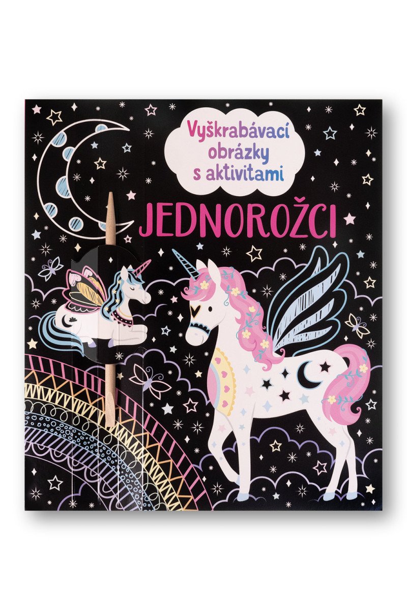 Vyškrabávací obrázky s aktivitami Jednorožci – Dickinsová Rosie