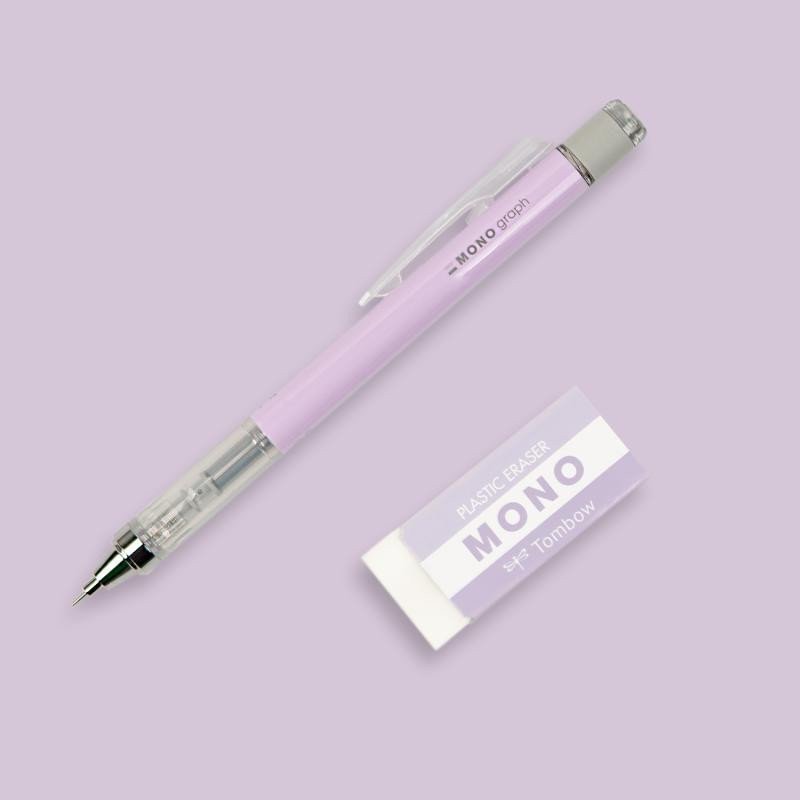 Mikrotužka Mono Graph Pastel s gumou - lavender 05mm blistr