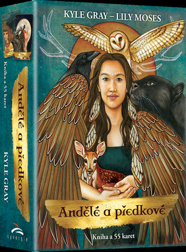 Andělé a předkové - Kniha a 55 karet matné – Gray Kyle