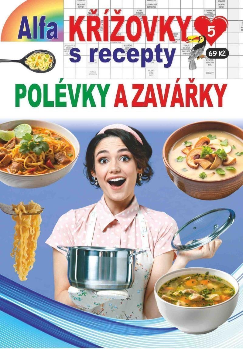 Křížovky s recepty 52024 - Polévky a zavářky