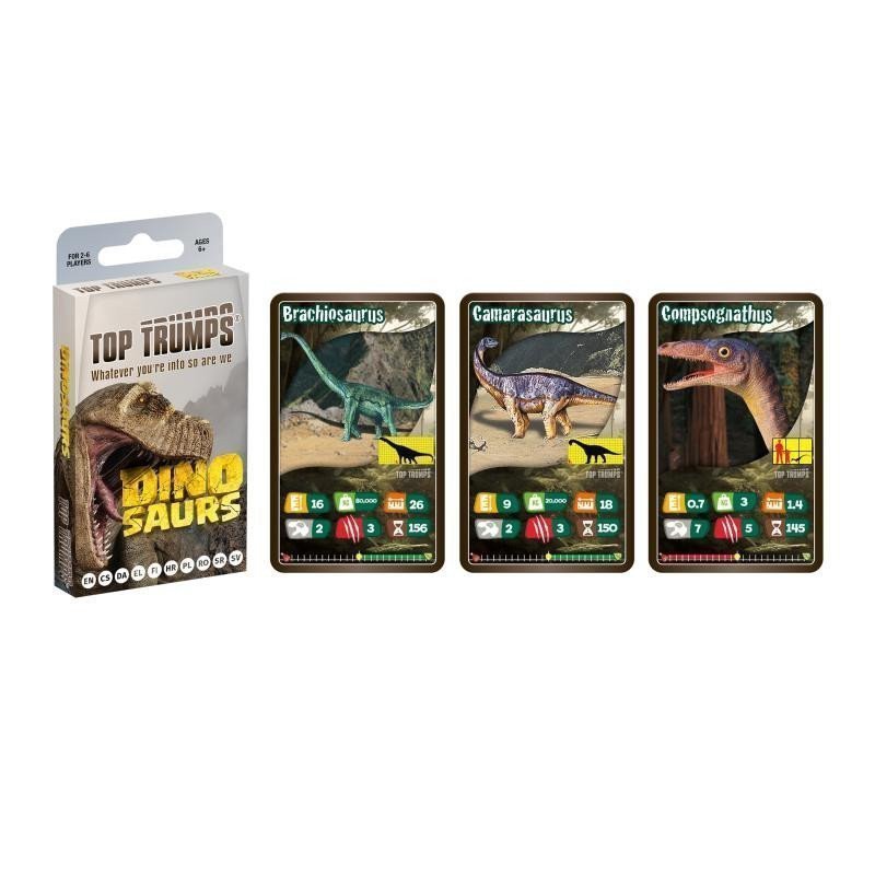 Top Trumps Dinosauři - Černý Petr karetní hra