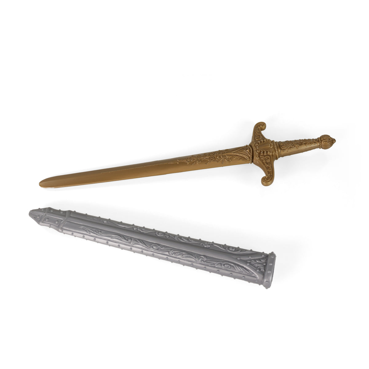Large knight costume set with sword and shield