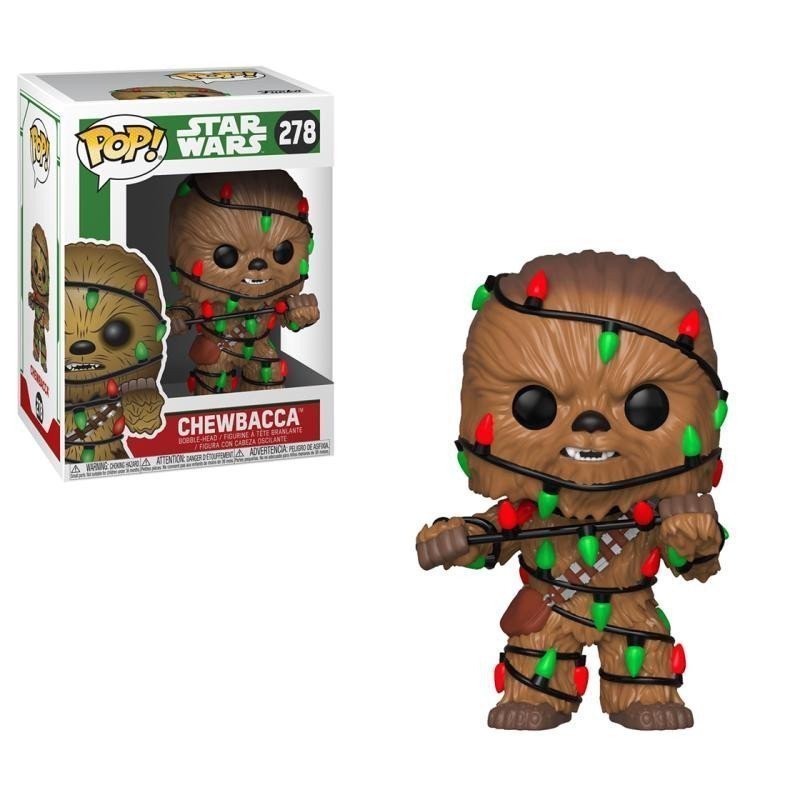 Funko POP Star Wars Chewie with Lights Holiday