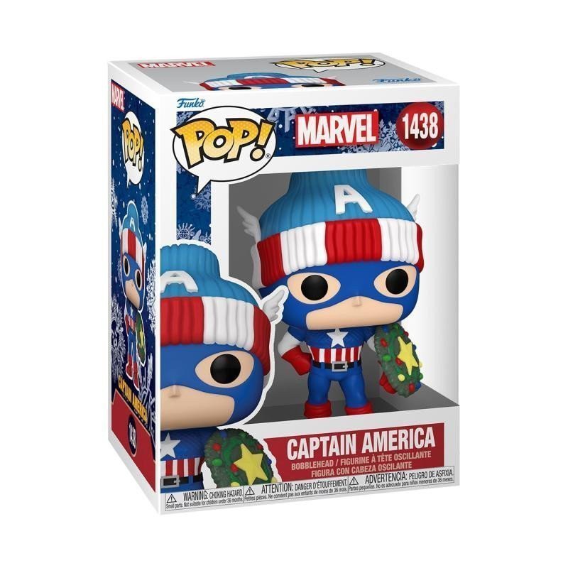 Funko POP Marvel Captain America Holiday