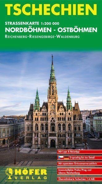 Česká republika Severní Čechy - Východní Čechy 1200 000 automapa