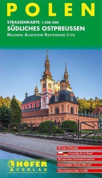 Polsko Jihovýchodní Prusko – AllensteinRastenburgLyck 1200 000 automapa