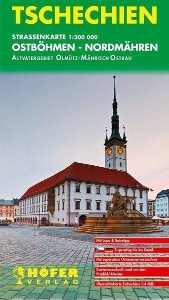 Česká republika Východní Čechy - Severní Morava 1200 000 automapa