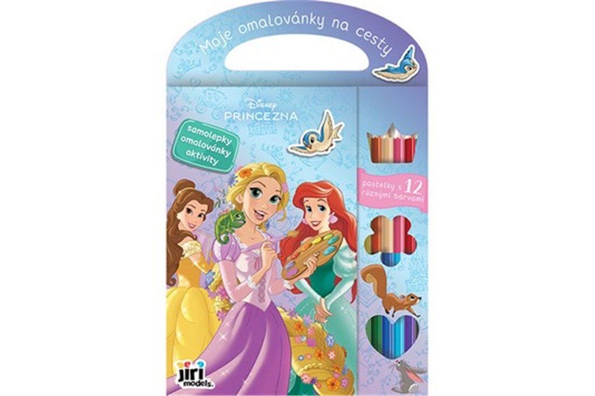 Moje omalovánky na cesty Disney Princezny