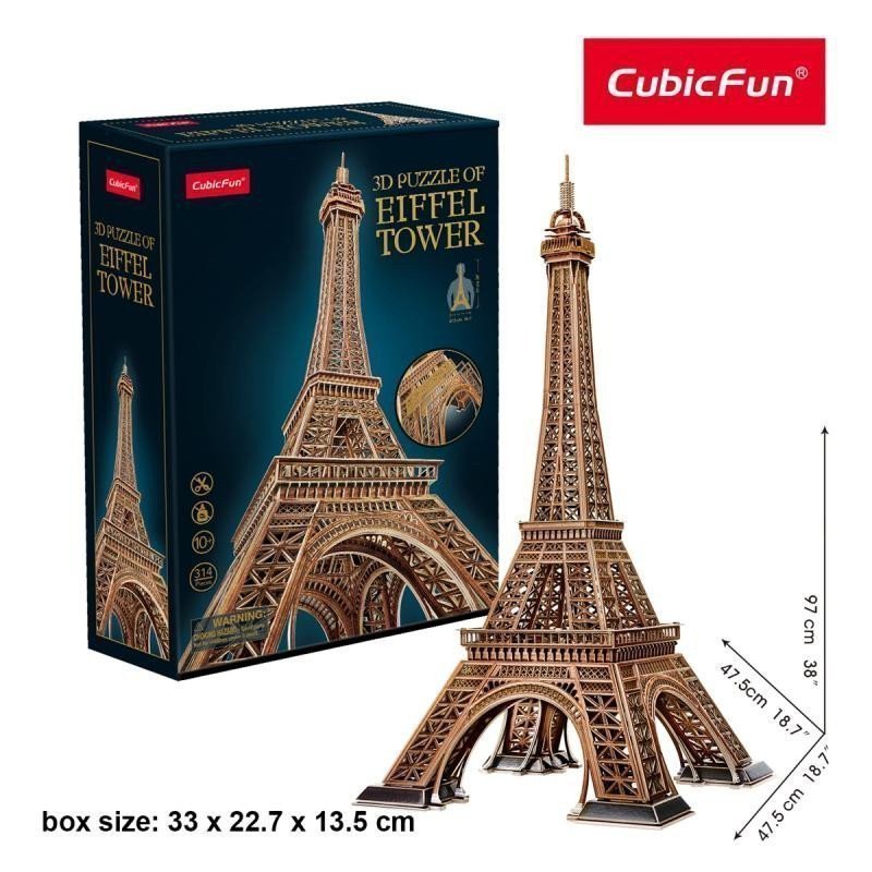 3D Puzzle Eiffelova věž 314 dílků