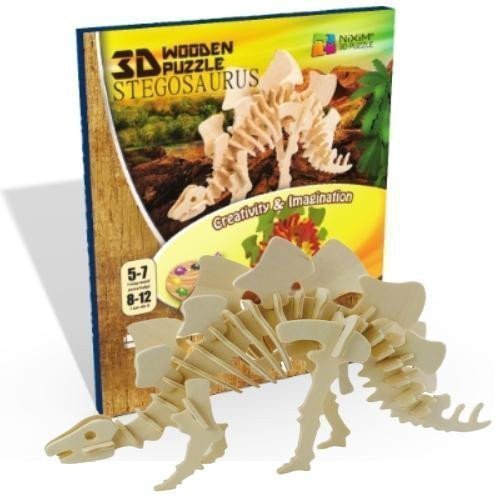 NiXiM Dřevěné 3D puzzleStegosaurus