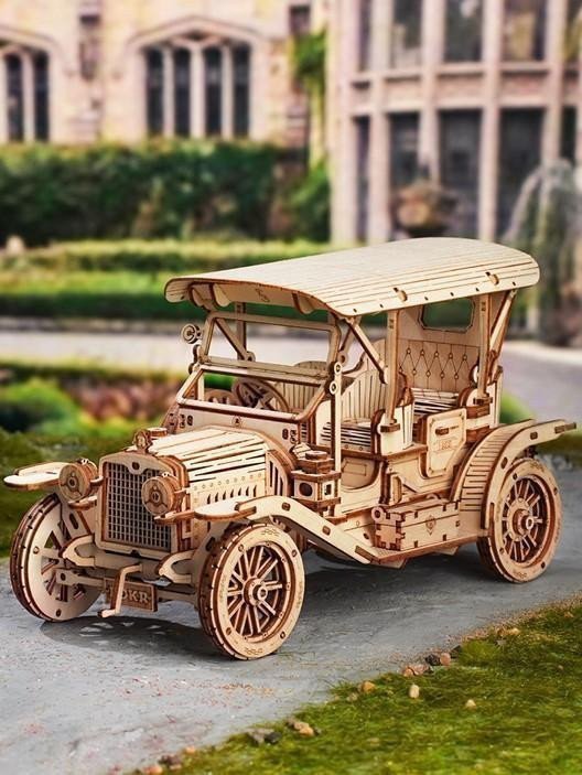 NiXiM Dřevěné 3D puzzleHistorické auto