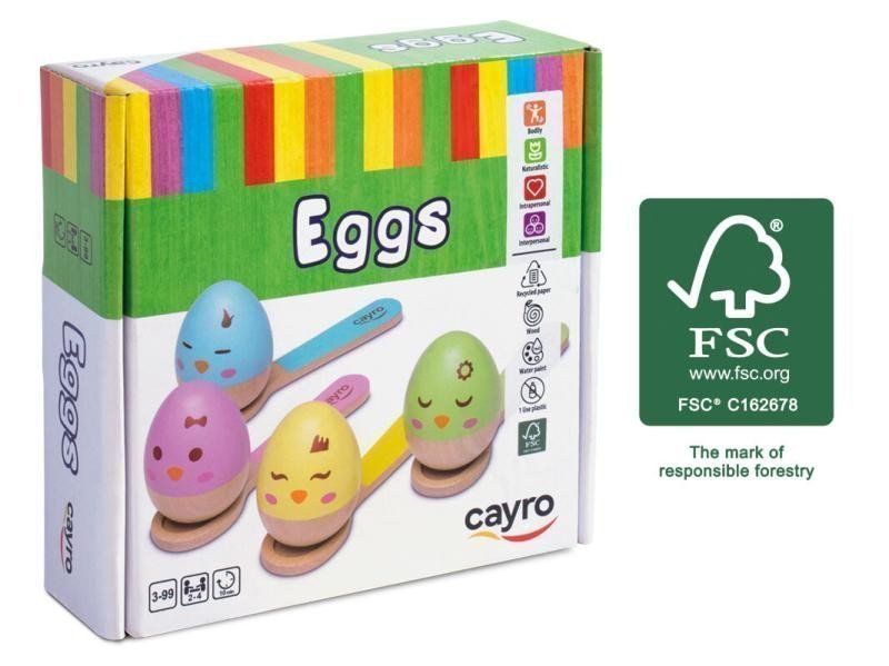 Eggs Dřevěná vajíčka
