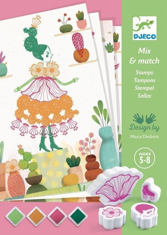 DJECO Sada razítek Květinová dívka