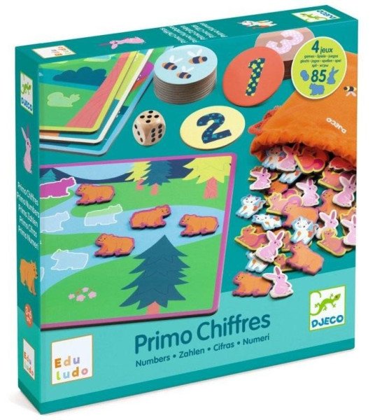 DJECO Sada 4 her na počítání - 123 Chiffres