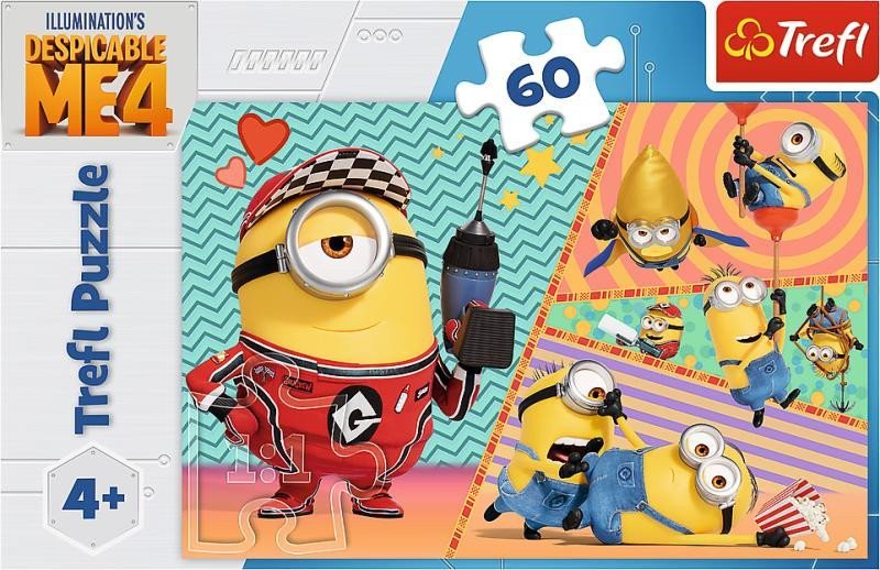 Puzzle Já padouch 4 Šťastní Mimoni60 dílků
