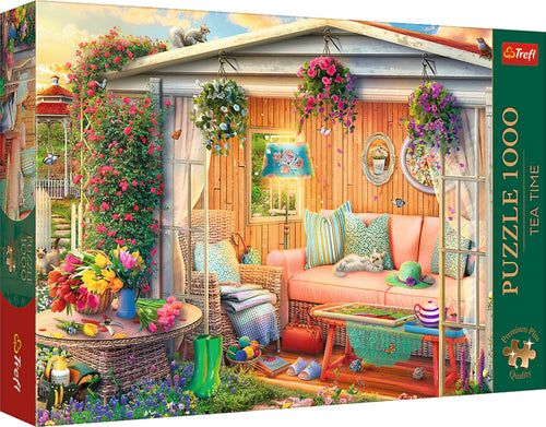 Puzzle Premium Plus Tea Time Mé oblíbené místo1000 dílků