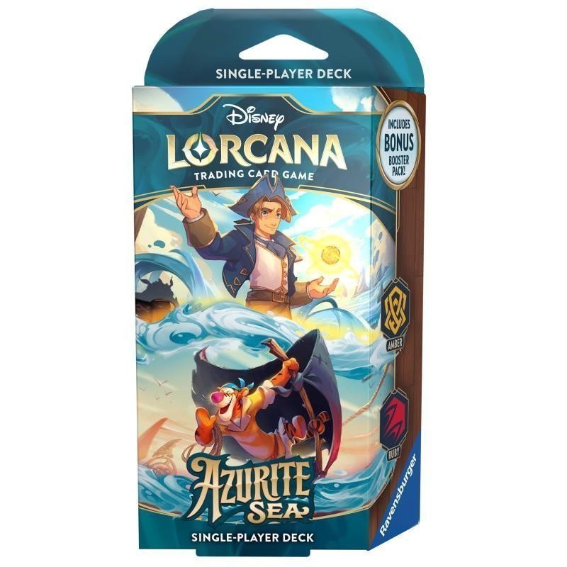 Disney Lorcana Azurite Sea - Starter Deck Amber Ruby