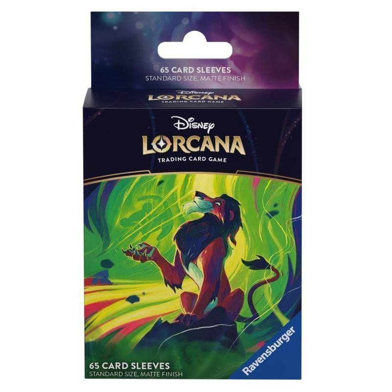 Disney Lorcana Azurite Sea - Card Sleeves Scar