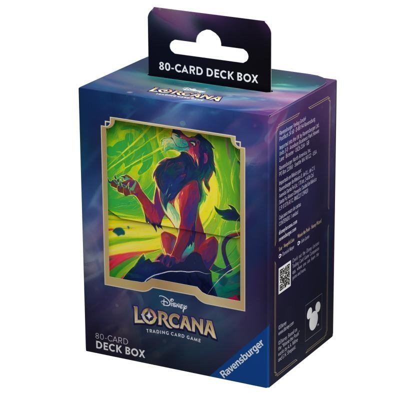 Disney Lorcana Azurite Sea - Deck Box Scar