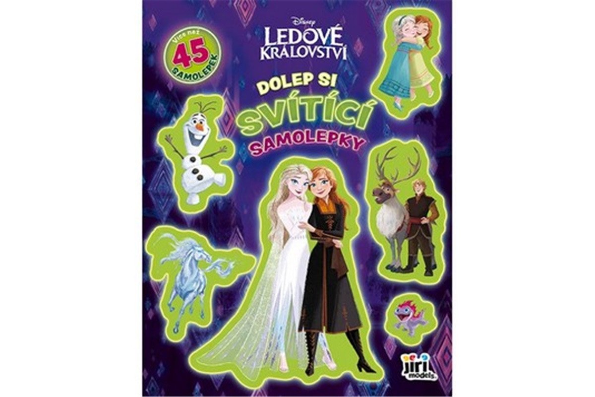 Dolep si svítící samolepky Ledové království