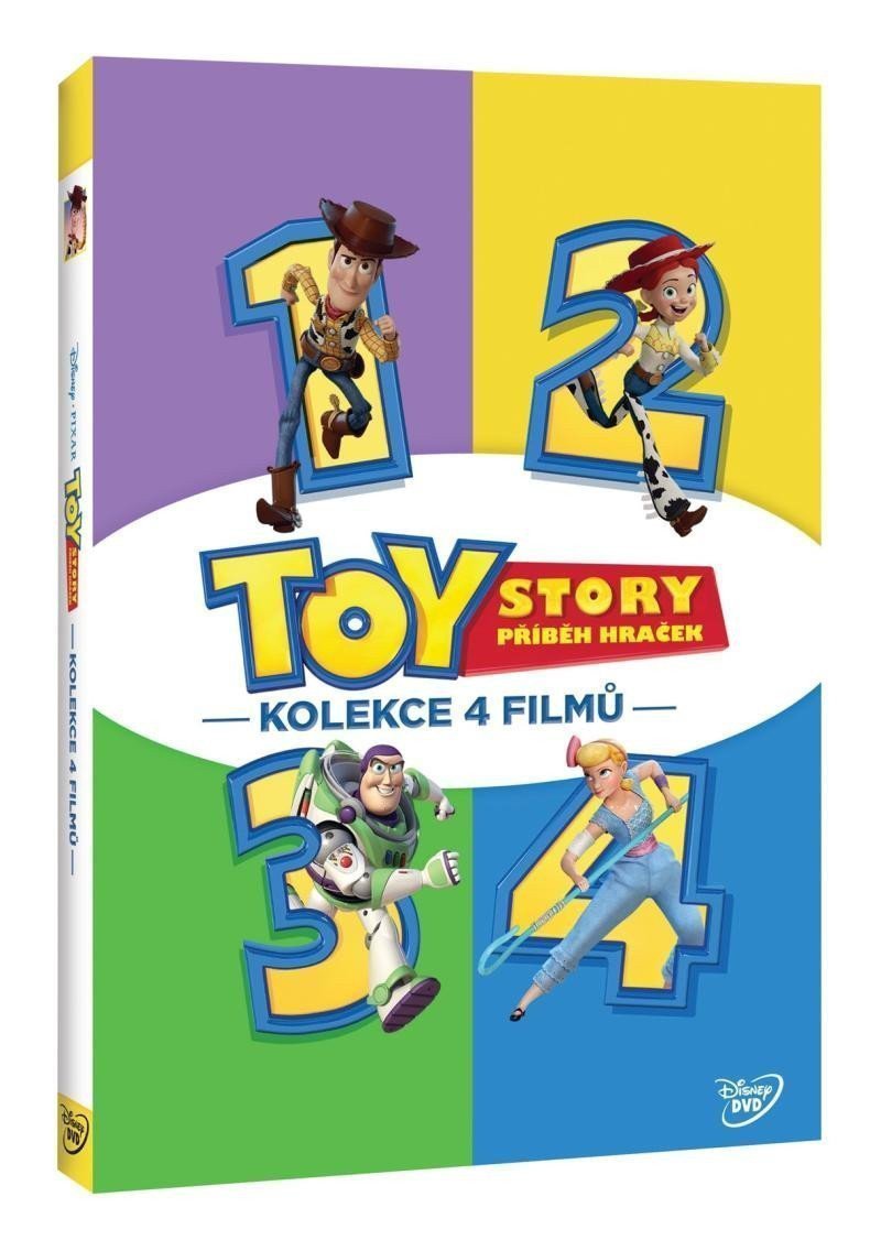 Toy Story Příběh hraček kolekce 1-4 4DVD