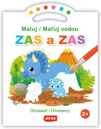 Maluj Maľuj vodou ZAS a ZAS Dinosauři Dinosaury