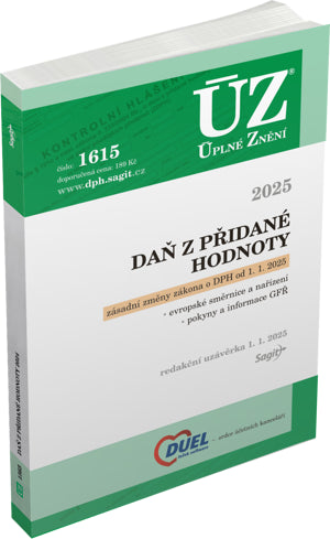 ÚZ 1615 Daň z přidané hodnoty 2025