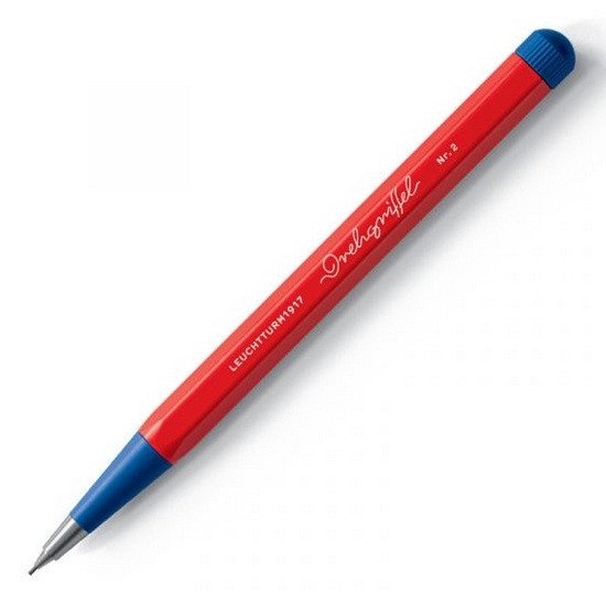 Drehgriffel Nr 2 RedRoyal Blue Bauhaus Edition Mechanical pencil