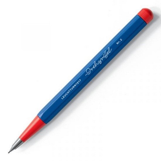 Drehgriffel Nr 2 Royal BlueRed Bauhaus Edition Mechanical pencil