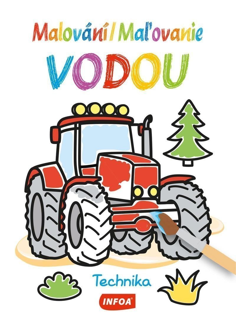 Malování vodou Maľovanie vodou - Technika