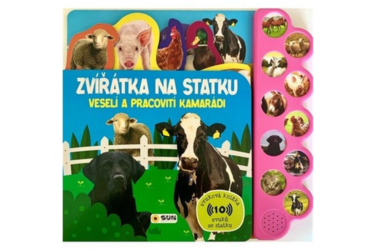 Zvířátka na statku Veselí a pracovití kamarádi - Zvuková kniha