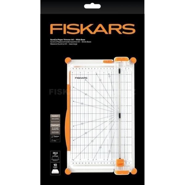 Fiskars Řezačka papíru SureCut A4, široká základna