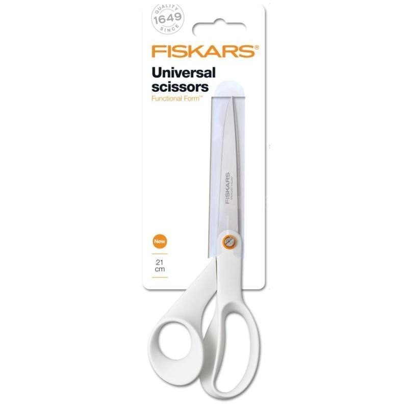 Fiskars Univerzální nůžky Functional Form 21 cm bílé