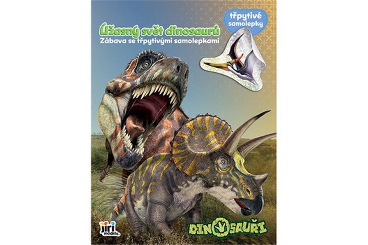 Dinosauři - Zábava se třpytivými samolepkami