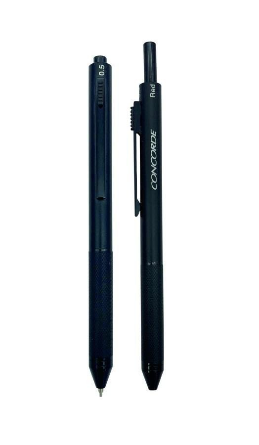 Kuličkové pero CONCORDE Chameleon 4v1 - černé tělo