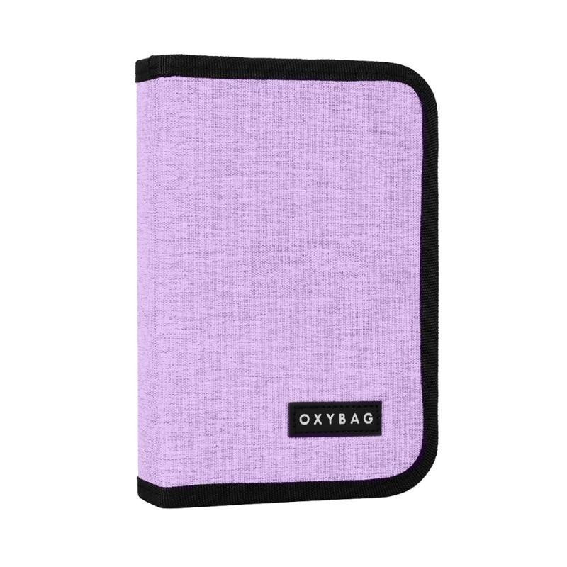 Penál 1 p 2 chlopně prázdný UNICOLOR Violet