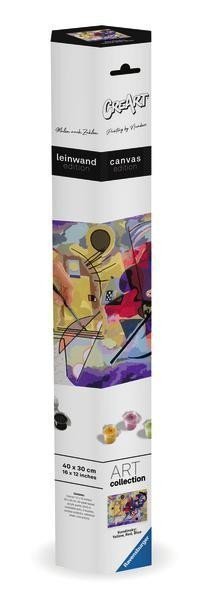 CreArt Wassily Kandinsky Žlutá červená modrá