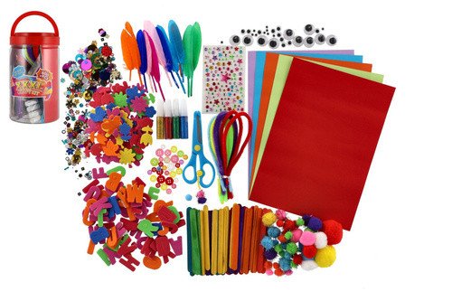 Kreativní sada Tvoření v plastové dóze