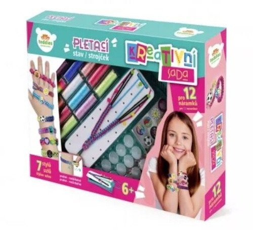 Kreativní sada Vyrob si náramek - pletací stav s doplňky