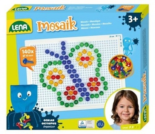 Mozaika klobouček 1 cm krystal 140 ks