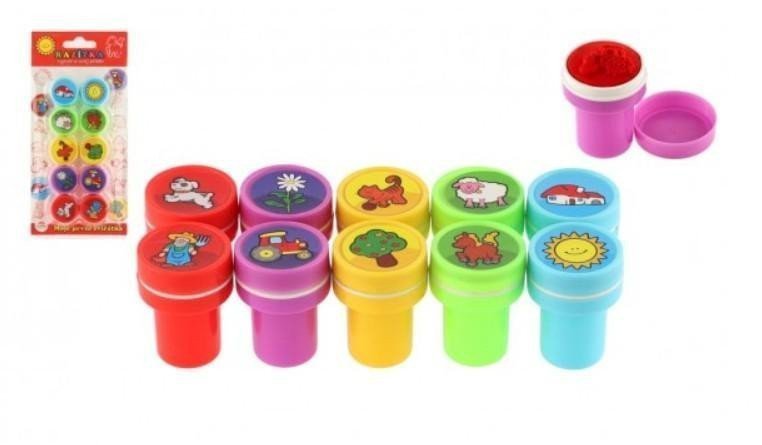 Razítka samotiskací Moje první zvířátka10 ks