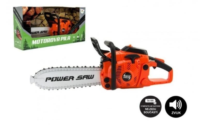 Motorová pila na baterie se zvukem