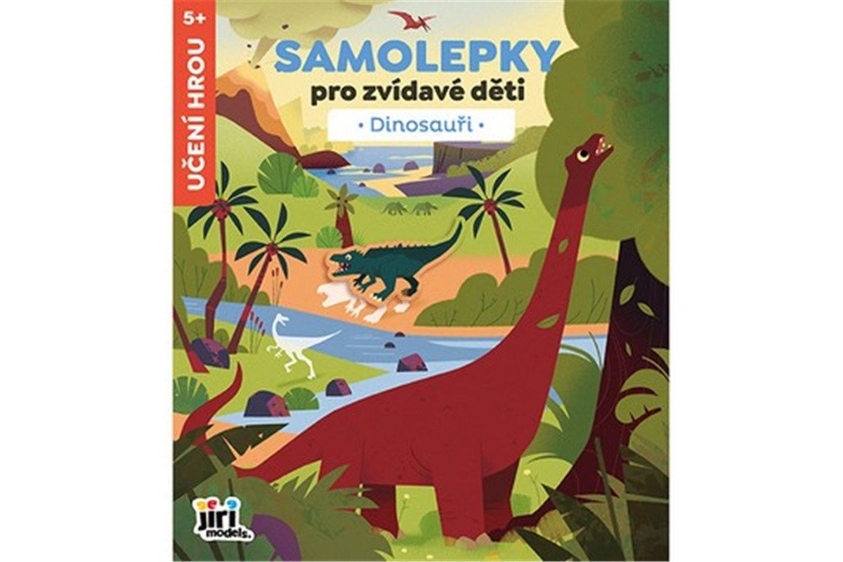Samolepky pro zvídavé děti Dinosauři