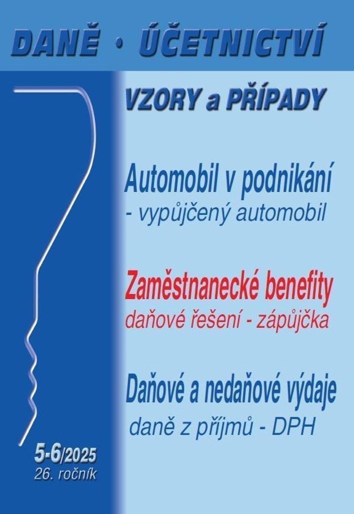 DÚVaP 5-62025 Daně účetnictví vzory a případy