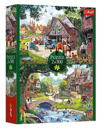 Puzzle Idylický život 2x500 dílků